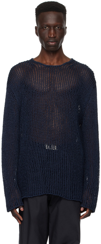 Photo: Jil Sander Navy Patch Sweater