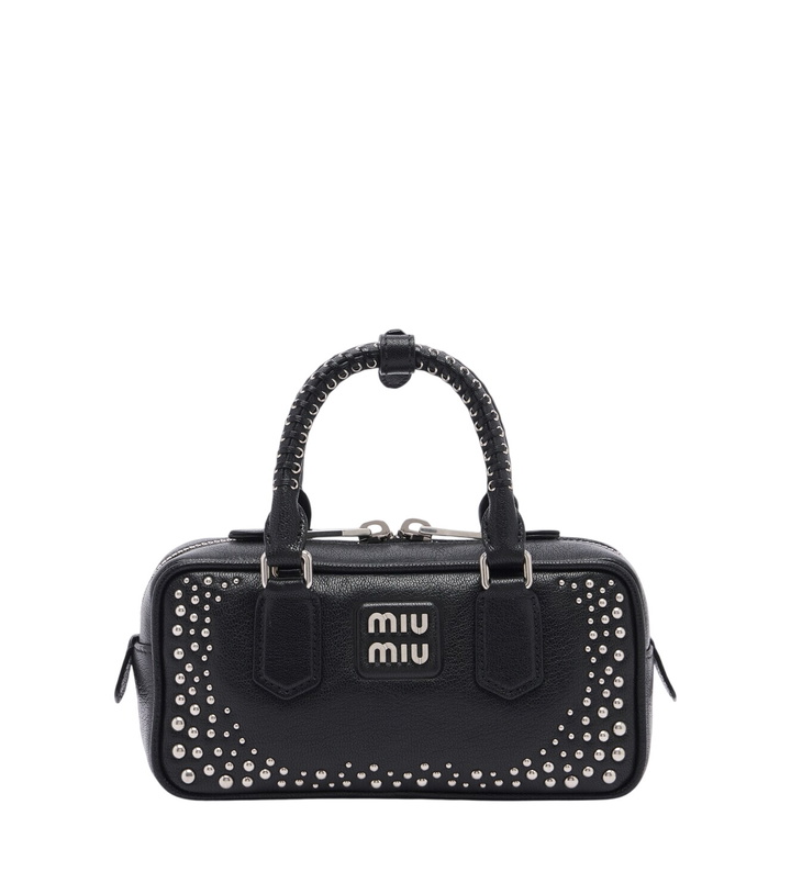 Photo: Miu Miu Arcadie studded leather top-handle bag