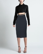 Peserico Womens Midi skirt in Midnight blue