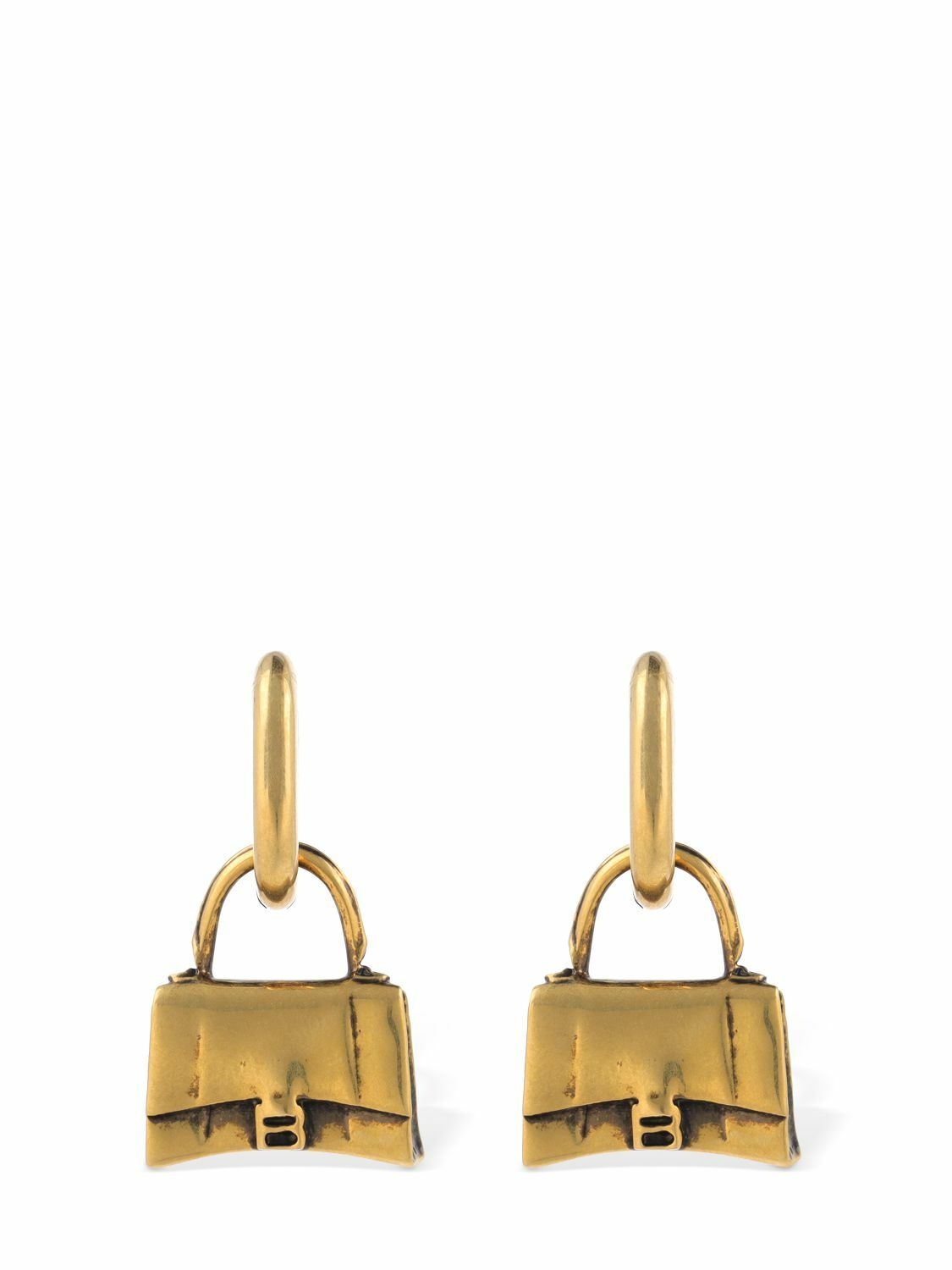 Photo: BALENCIAGA - Bag Brass Earrings