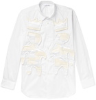 Comme des Garçons SHIRT - Appliquéd Cotton Shirt - White