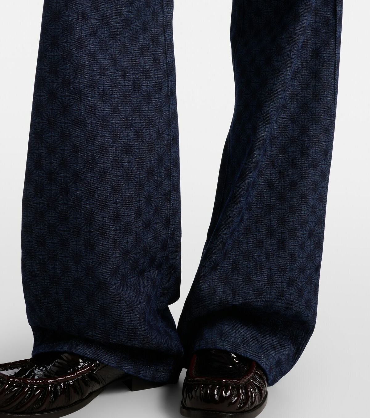 Dries Van Noten Floral wide-leg jeans