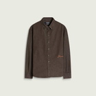 Jacquemus Men's Denim Shirt Jacket in Brown