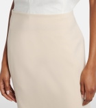 Khaite Lyle crêpe maxi skirt