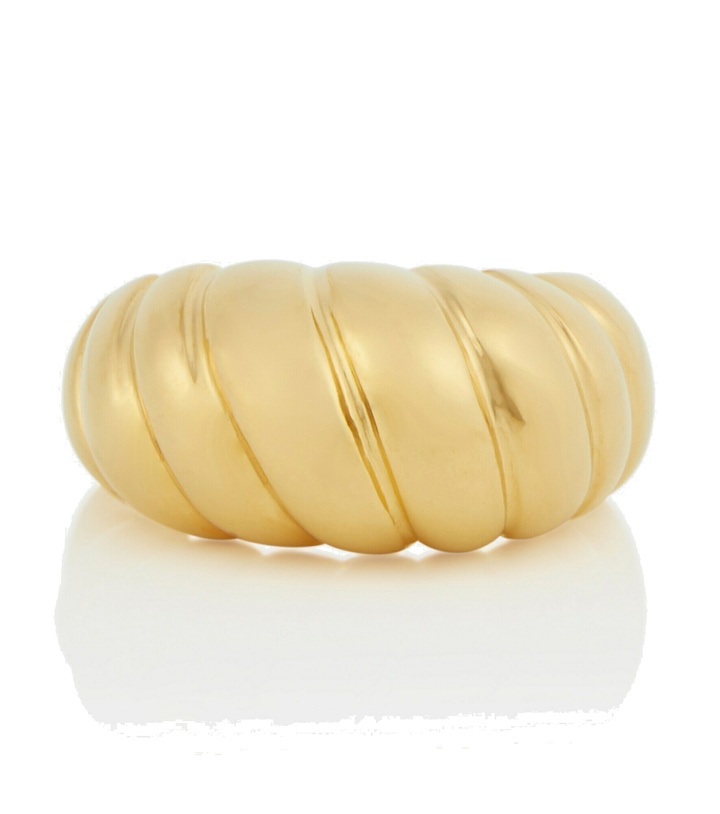 Photo: Sophie Buhai - Shell Medium 18kt gold-plated sterling silver ring