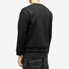 POSTAL Men's Mini Logo Crew Sweat in Black