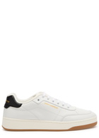 Saint Laurent SL61 Panelled Leather Sneakers White And Black