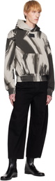 Helmut Lang Gray Feather Studio Hoodie