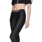 Palm Angels Black Sport Leggings