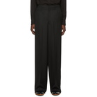 Lemaire Black Wide Leg Trousers