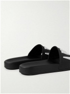 AMIRI - Logo-Embossed Rubber Slides - Black