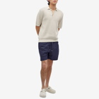 Sunspel Men's Melrose Knitted Polo Shirt in Ecru