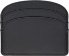 A.P.C. Black Demi-Lune Card Holder