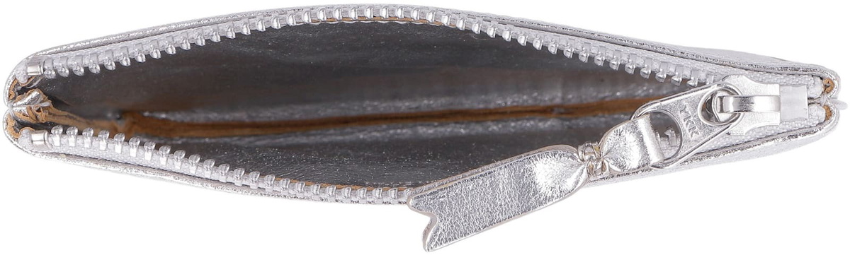Comme des Garçons Wallet Logo Detail Flat Leather Pouch