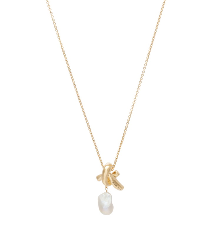 Photo: Givenchy Chain Link pearl pendant necklace
