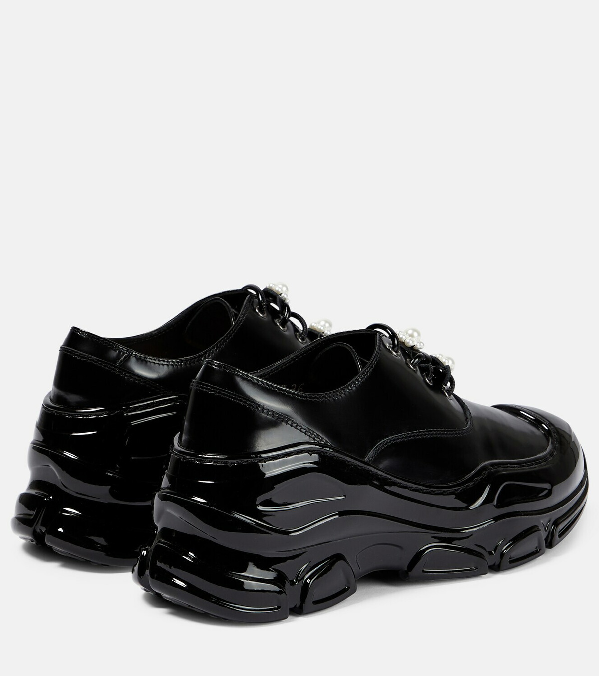 Simone Rocha - Low Trek leather Derby shoes Simone Rocha