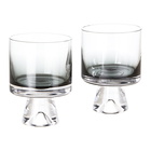 Tom Dixon Black Tank Low Ball Glass Set