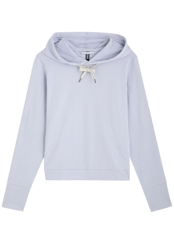 Photo: Vuori Halo Essential Hooded Jersey Sweatshirt Lilac