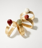 Natalia Criado Set of 4 gold-plated decorative objects