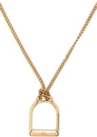 Ralph Lauren Purple Label Gold Convertible Wellington Necklace