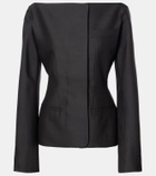 Jacquemus La Veste Spalla wool and silk jacket