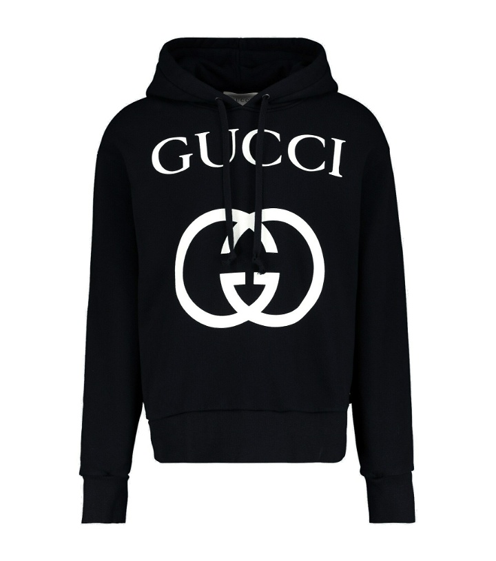 Photo: Gucci - Hooded sweatshirt with interlocking G