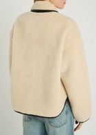 Anine Bing Camden Teddy Jacket Cream