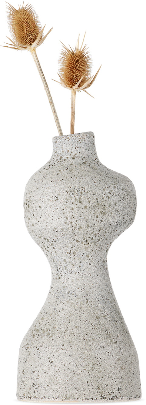 ferm LIVING Gray Medium Yara Vase ferm LIVING