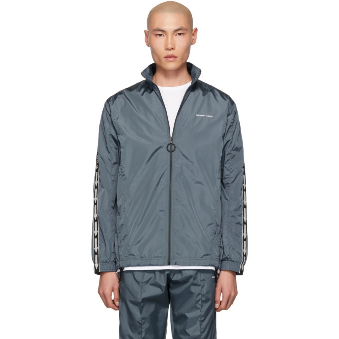 Photo: Off-White Blue Tracktop Jacket