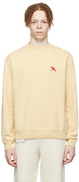 Axel Arigato Yellow Organic Cotton Sweatshirt