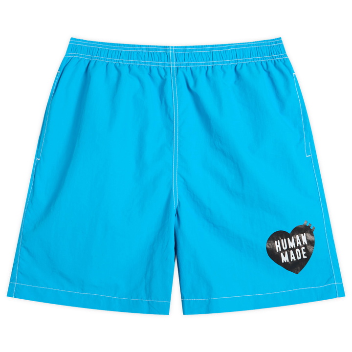 Photo: Human Made Men's Heart Swim Shorts in Blue