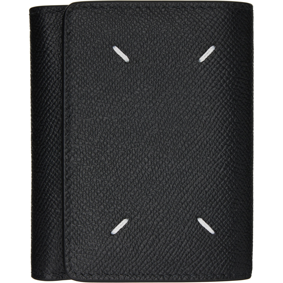Maison Margiela Black Four Stitches Wallet