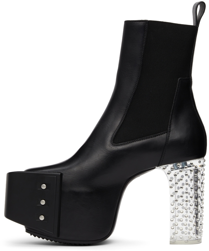 Rick Owens リックオウエンス BEVELED PLATFORMS 37 Rick Owens Beveled Platform Boots Rick Owens