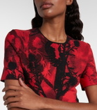 McQueen Jacquard minidress