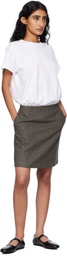A.P.C. Brown Adelma Miniskirt
