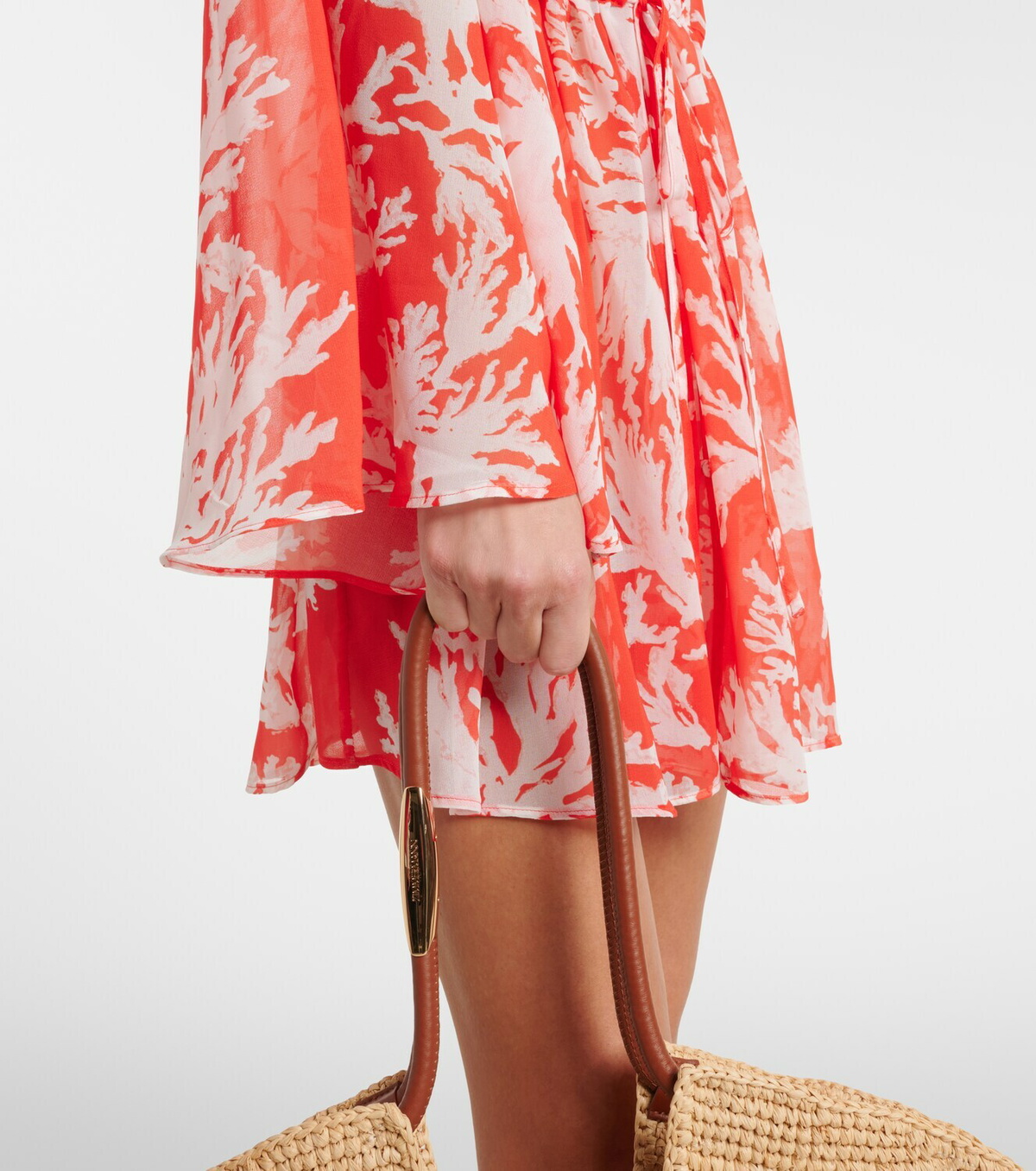Alexandra Miro Chloe floral georgette kaftan