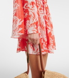 Alexandra Miro Chloe floral georgette kaftan