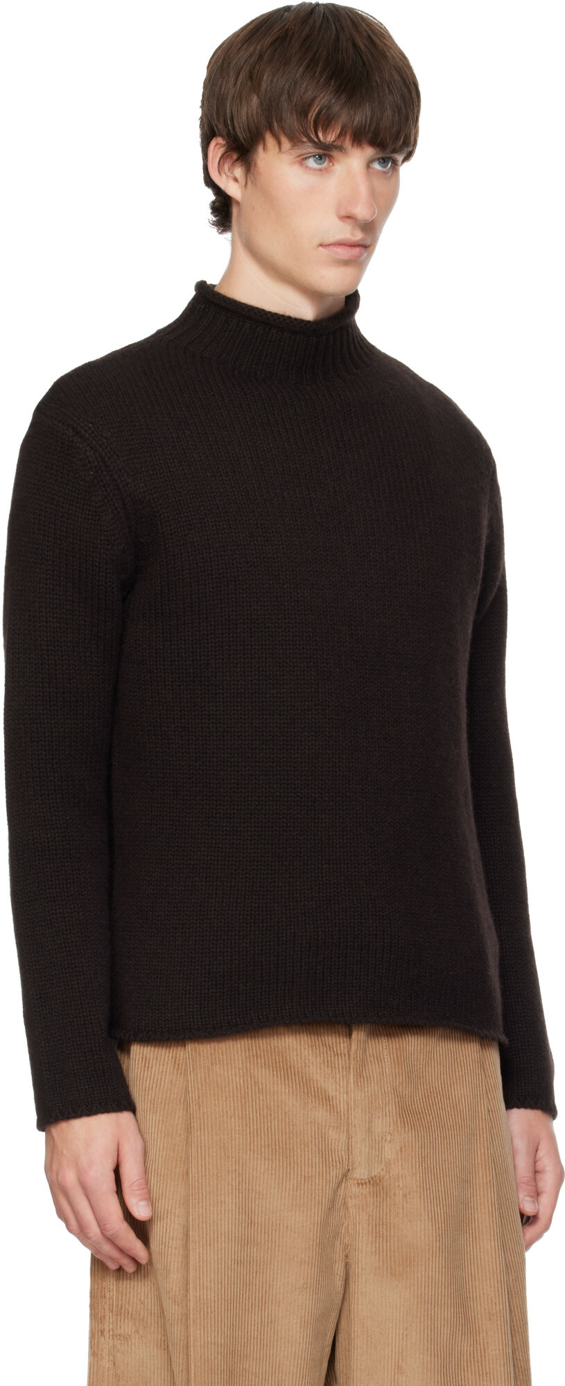 LISA YANG Brown Sylvan Sweater
