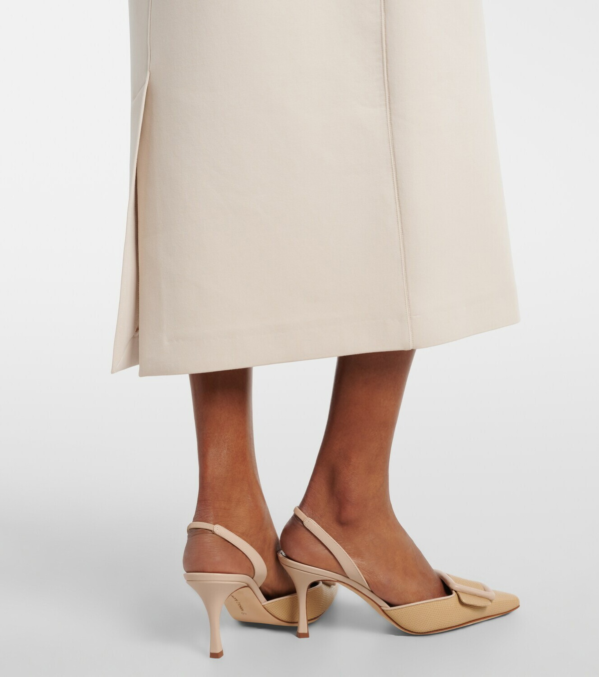 'S Max Mara Cadmio cotton-blend jersey pencil skirt