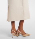 'S Max Mara Cadmio cotton-blend jersey pencil skirt