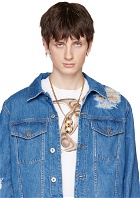 JW Anderson Gold Chain Link Pendant Necklace