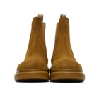 Alexander McQueen Beige Suede Chelsea Boots