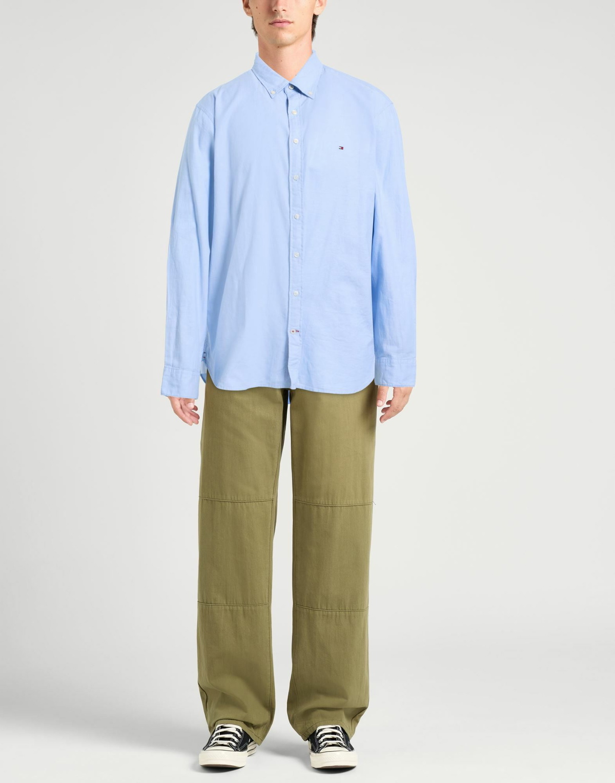 Tommy Hilfiger Mens Shirt Sky in Blue