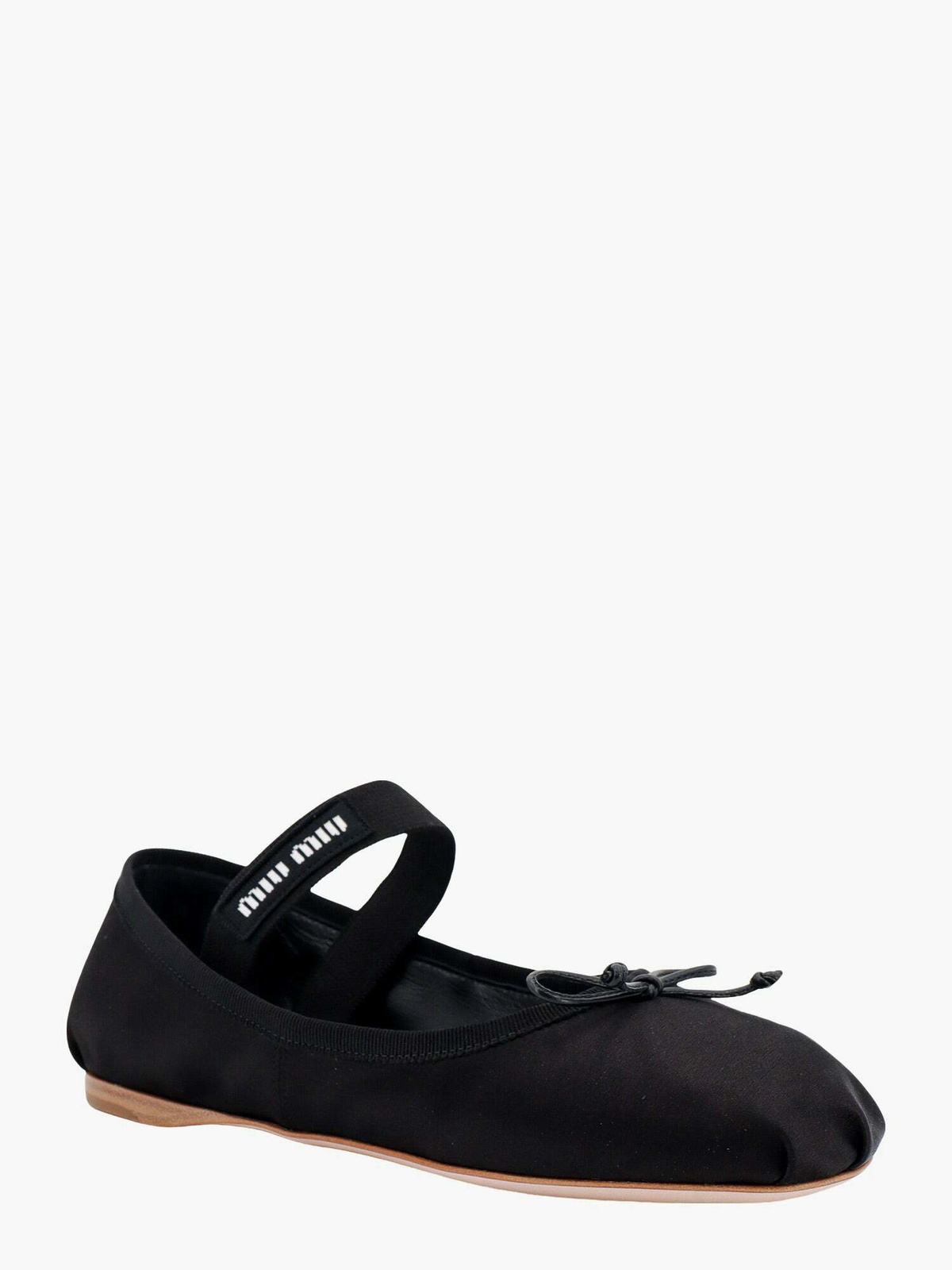 Miu Miu Ballerinas Black Womens Miu Miu