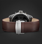 Montblanc - Summit 2 42mm Stainless Steel and Leather Smart Watch - Brown