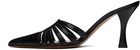 Paris Texas Black Nadia Mules