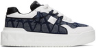 Valentino Garavani Blue One Stud XL Sneakers