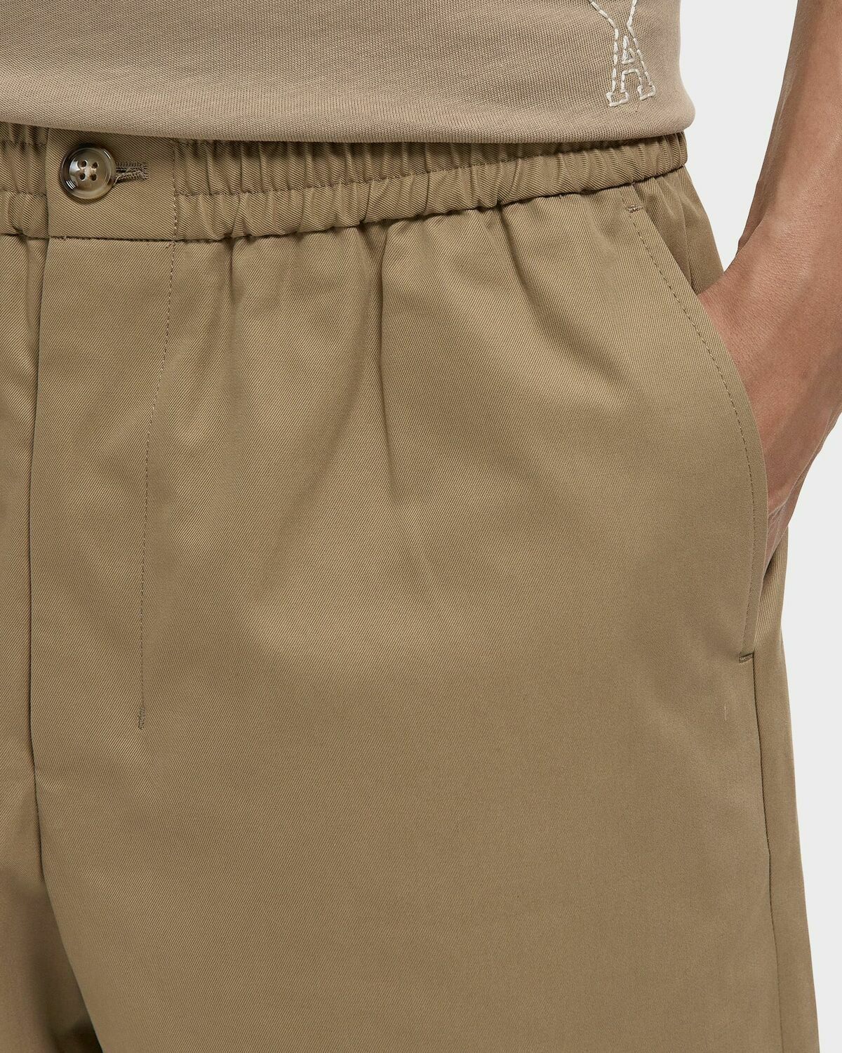ELASTICATED WAIST SHORTS WITH EMBOSSED AMI DE COEUR