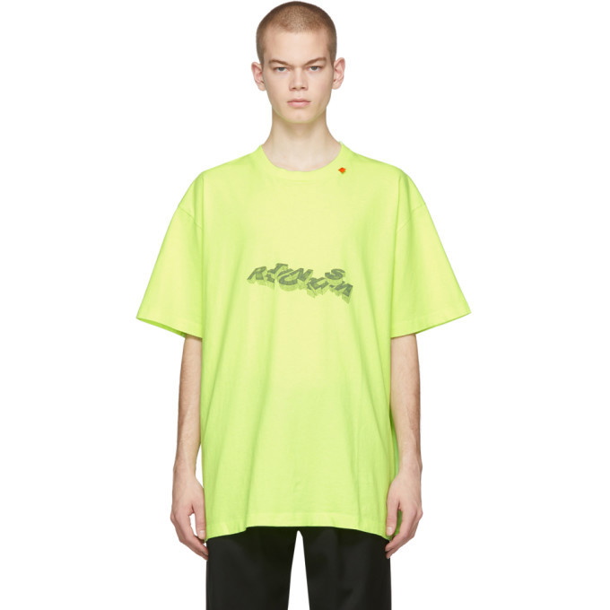 Photo: Off-White Yellow 3D Pencil T-Shirt