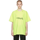 Off-White Yellow 3D Pencil T-Shirt